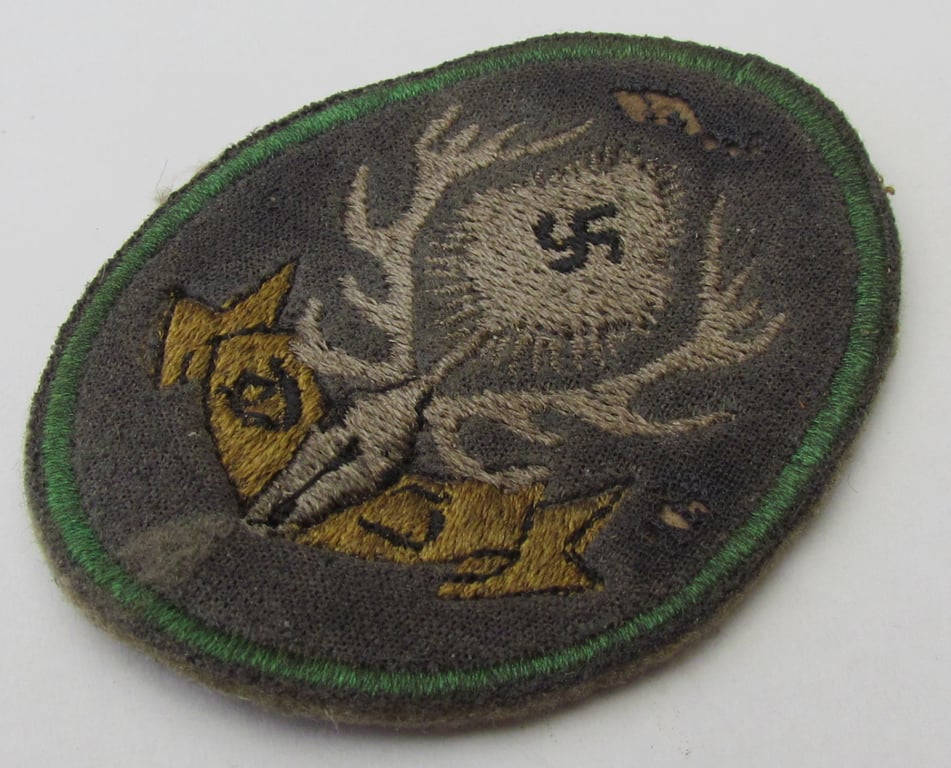Rare Deutsche Jägerschaft Embroidered Sleeve Badge