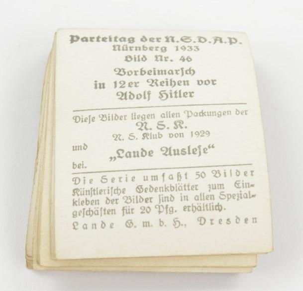 German NSDAP Parteitag 1933 Cigaret Album Pictures