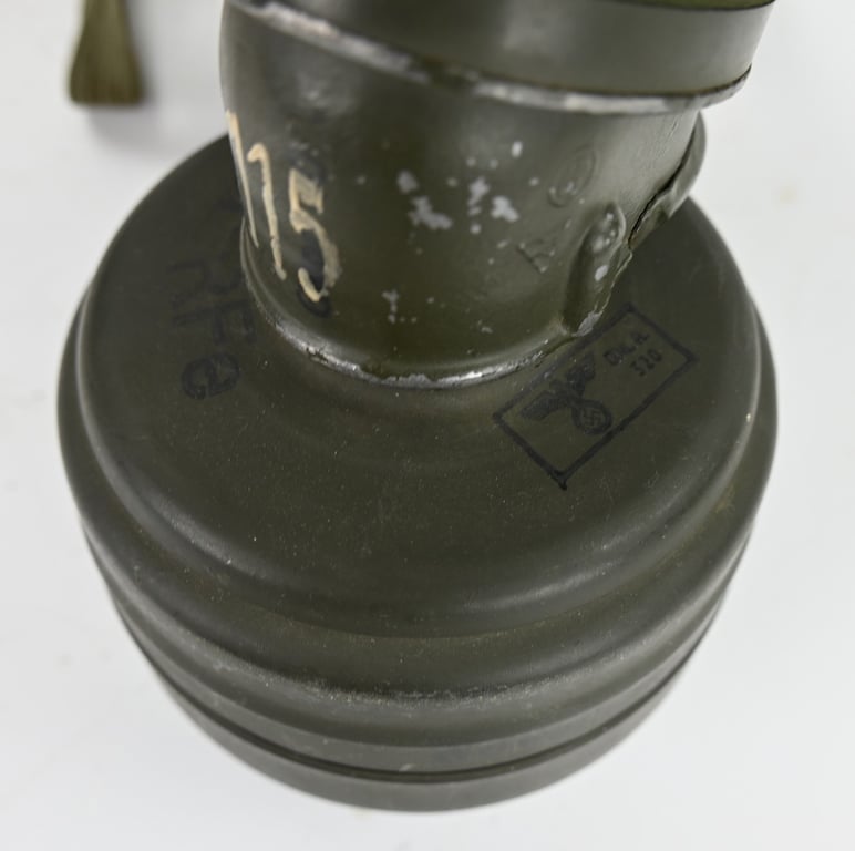 German Wehrmacht (Heer) M31 Gasmask & Cannister.