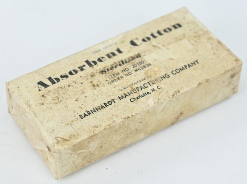 US WW2 Medical Absorbent Cotton Package