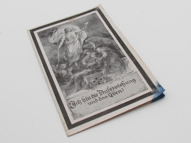 Wehrmacht ( Gebirgsjäger ) Death Card