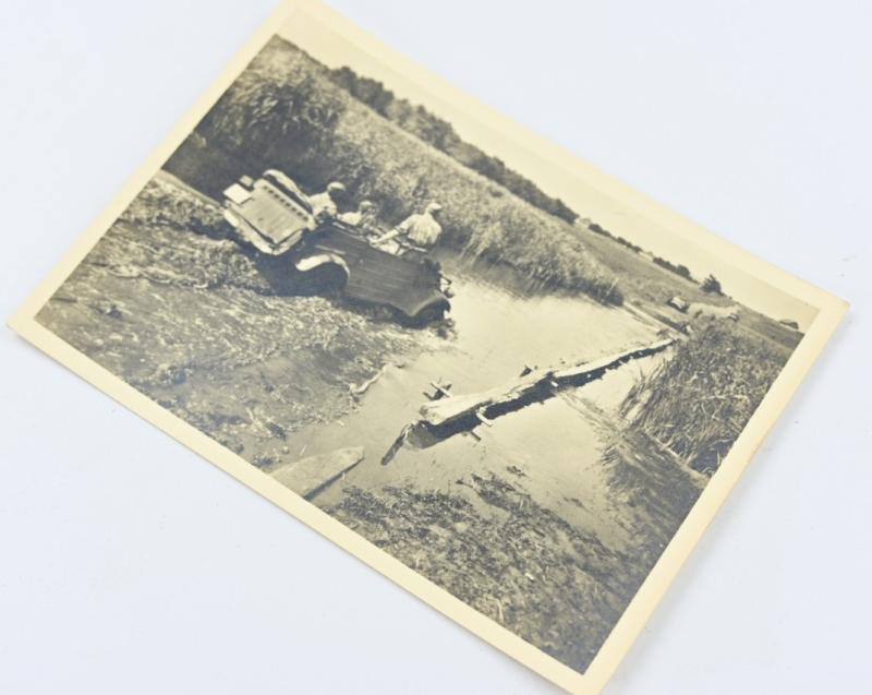 German Waffen-SS Kriegsberichter Postcard 'Unsere Waffen-SS'