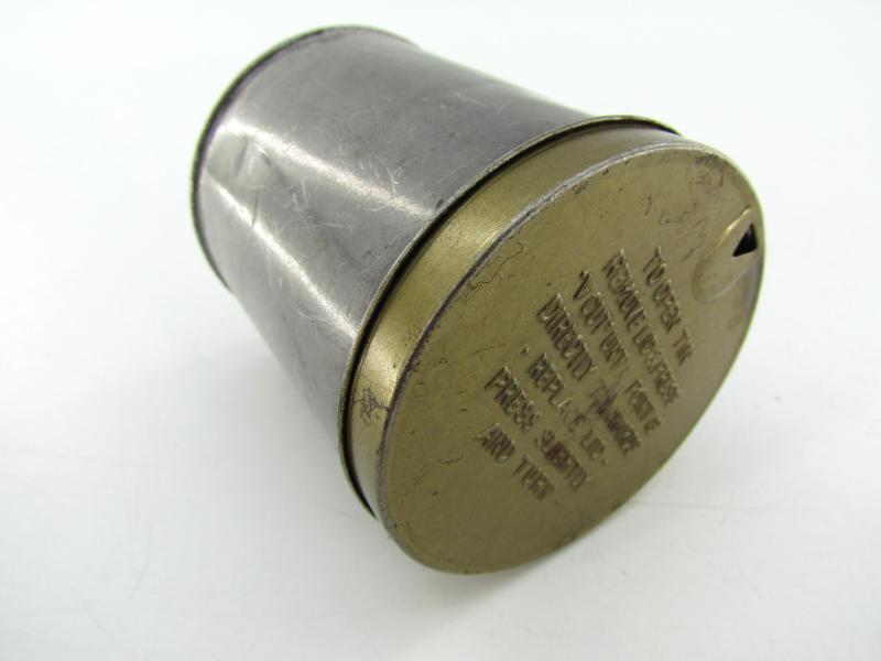 British WWII Greys Cigarettes Can ( empty )