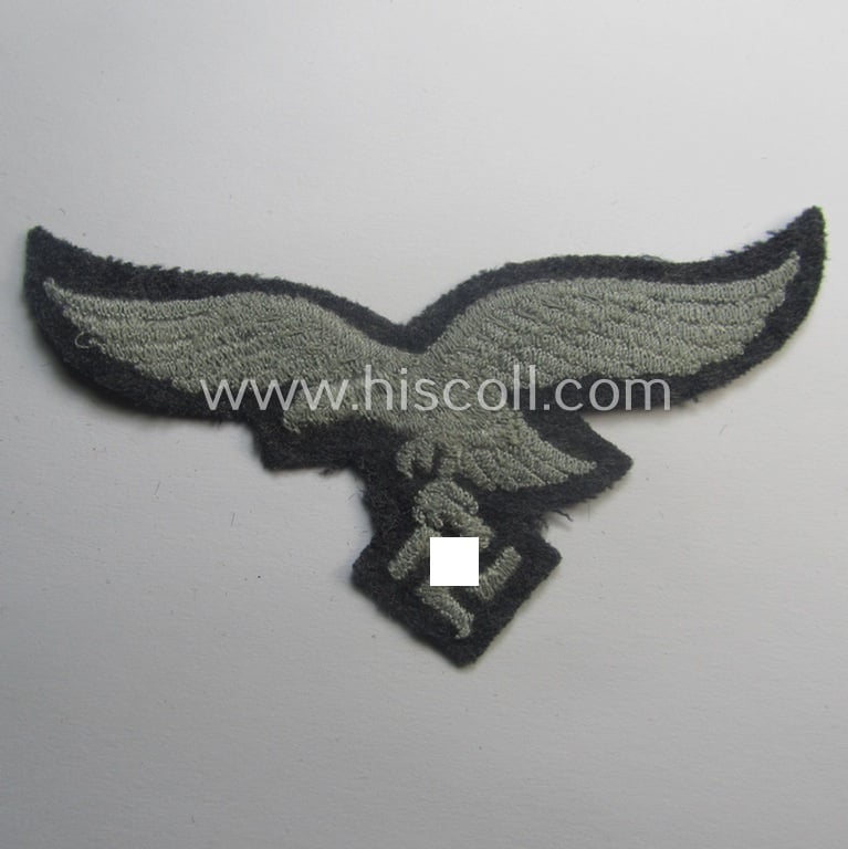 Minimally used- ie. worn, WH (Luftwaffe) EM- (ie. NCO-) pattern breast-eagle