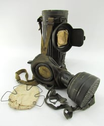 WH/SS Gasmask Cannister With Contents