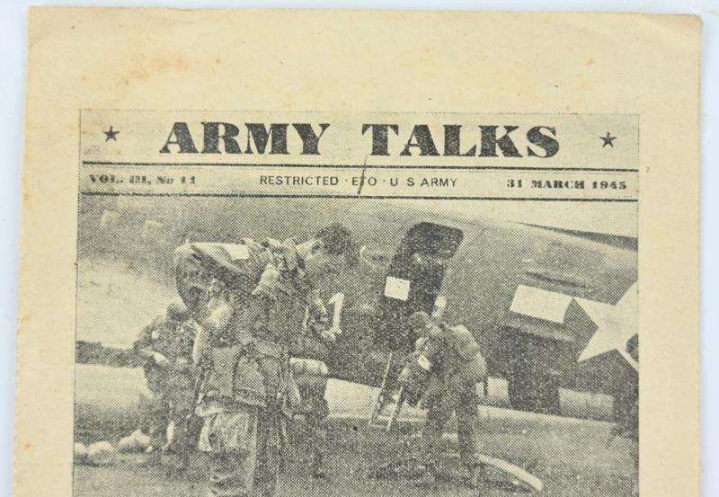 US WW2 Army Talk March 31, 1945
