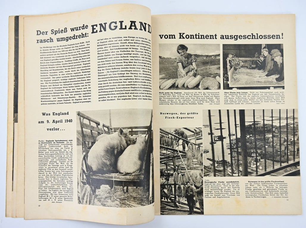 German Third Reich Magazine 'Die Woche' 1940