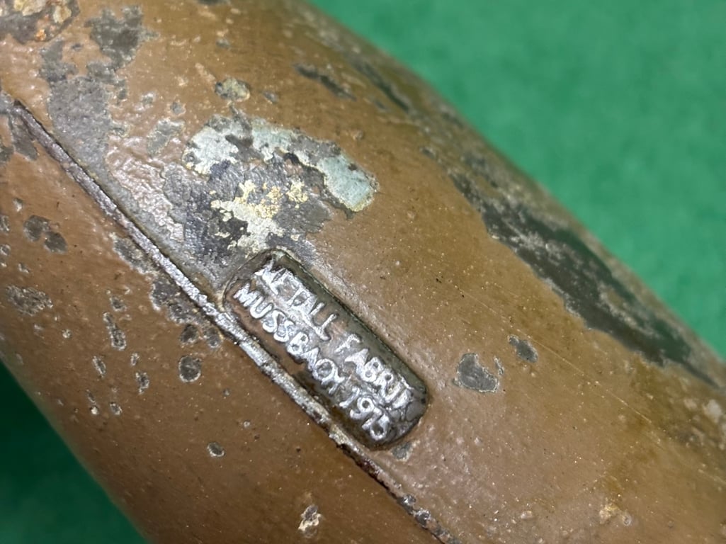 WW1 German Paper Cloth Covered Waterbottle