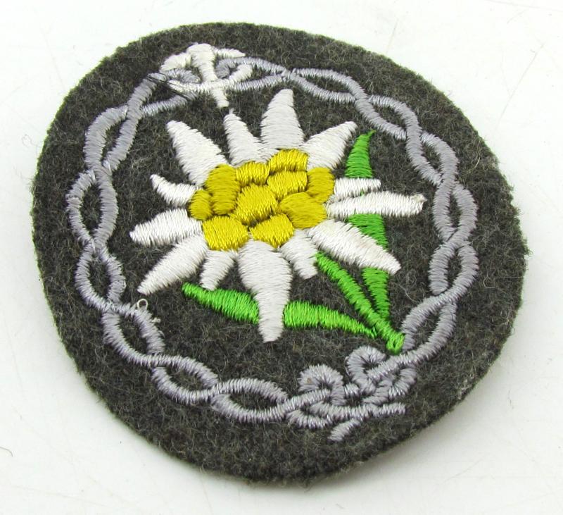 Wehrmacht Gebirgsjäger Edelweiss sleeve badge