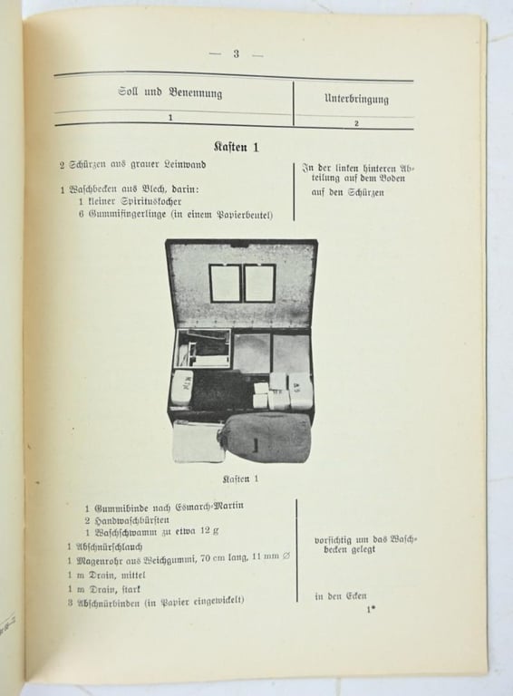 German Third Reich Medic Booklet Set