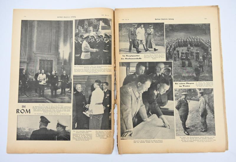 German Berliner Illustrierte Zeitung Newspaper 1940