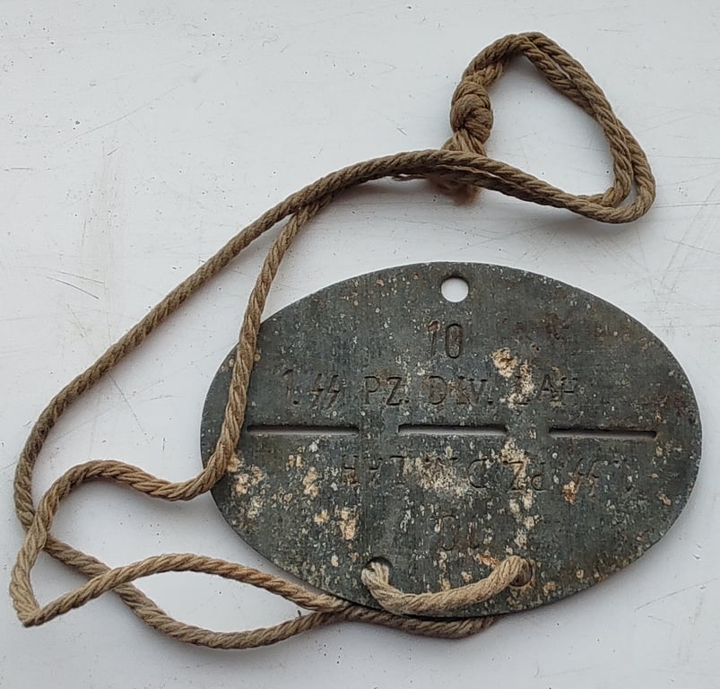 WWII Waffen-SS ID disc LAH