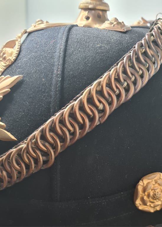 1903 “Sherwood Forester’s  Officers Blue Cloth Helmet.