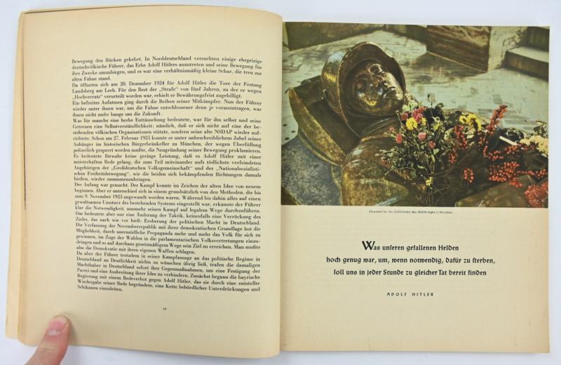 German 'Ich Kämpfe' book 1943 NSDAP Ortsgruppe Signed