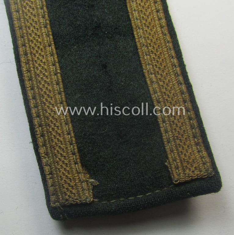 Single, early- ie. mid-war-period, WH (Kriegsmarine) NCO-type shoulderstrap as was intended for usage by an: 'Unteroffizier eines Küsten-Artillerie-Rgts.'