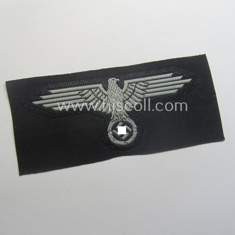 Waffen-SS, 'BeVo'-woven-style skull- and cap-eagle-set (ie. 'Totenkopf- u. Adler-Effektensatz für Schiffchen o. Einheitsfeldmütze')
