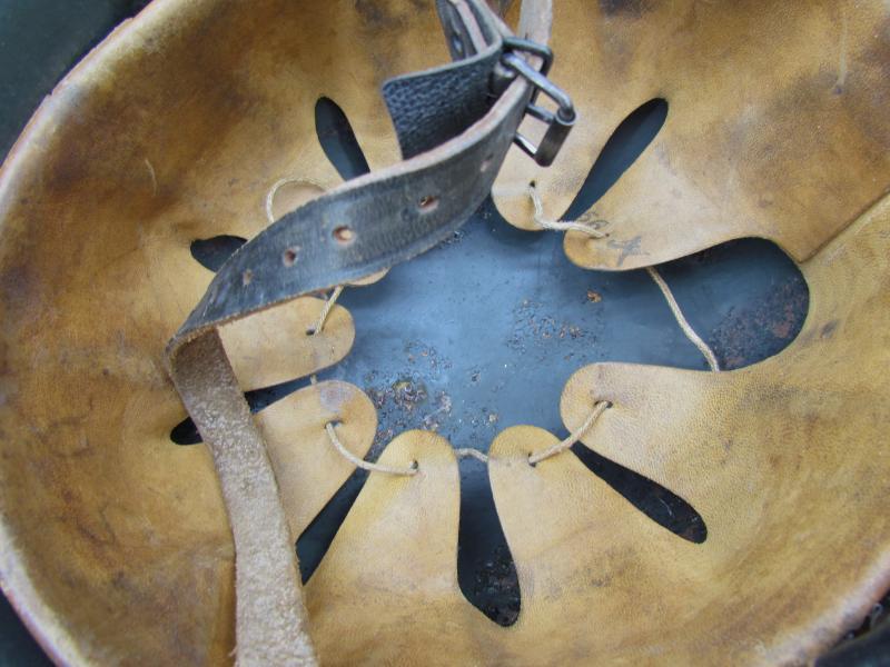 Early 'Himmler style' Helmet with screened vents