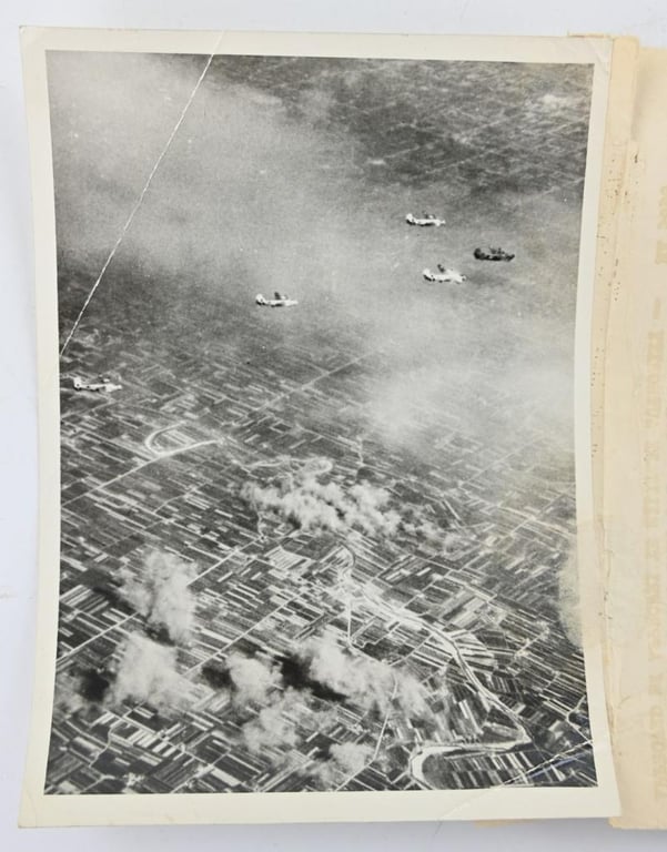 USAAF WW2 Press Photo 15th Air Force Italy