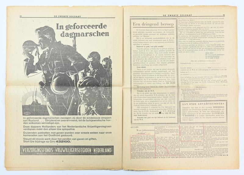 Dutch / Waffen-SS 'Zwarte Soldaat' Newspaper