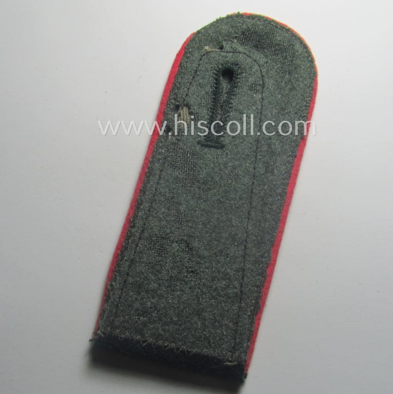 Single, early-period (ie. 'M40-pattern and/or rounded-styled), WH (Heeres) 'cyphered', EM-type shoulderstrap as was intended for a: 'Soldat eines Panzer-Schützen-Rgts.'