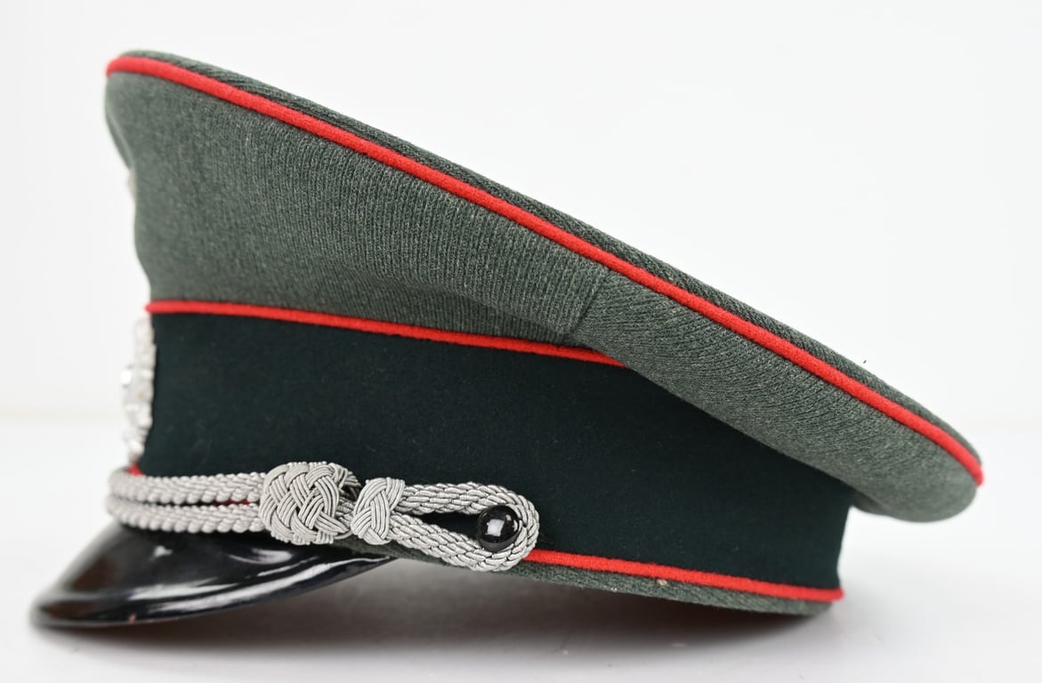 German WH Officer Visor Cap Artillery