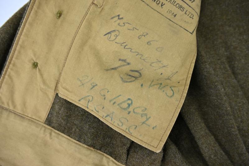 Canadian WW2 Named RCASC Battledress 1944