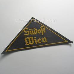Superb, 'HJ' ('Hitlerjugend') district-triangle (ie. 'Gebietsdreieck') entitled: 'Südost...