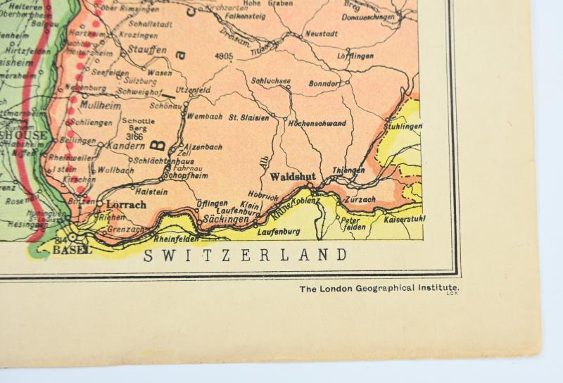 British WW2 Eastern Front Map with Paper Flags