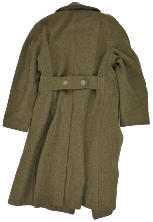 US WW2 Overcoat Wool Melton OD.