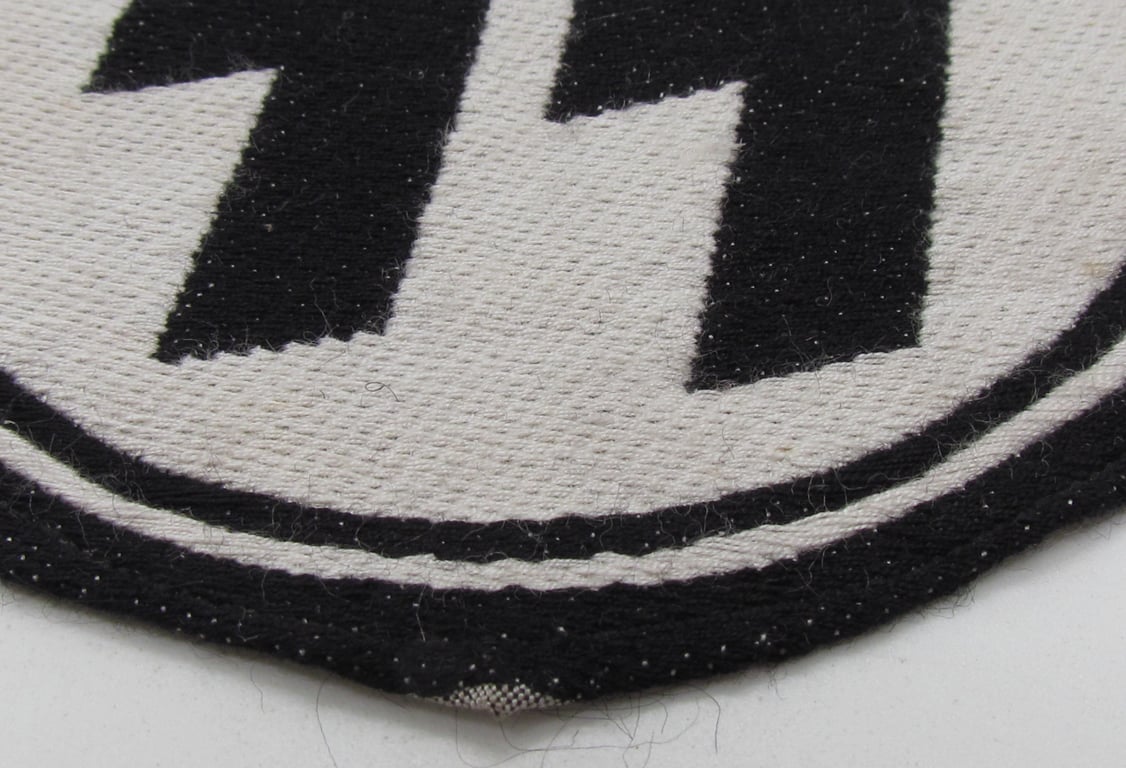Waffen-SS Sport Shirt Emblem with Original RZM Tag