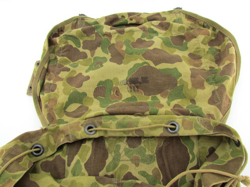 WWII USMC Camo Jungle Backpack 1943