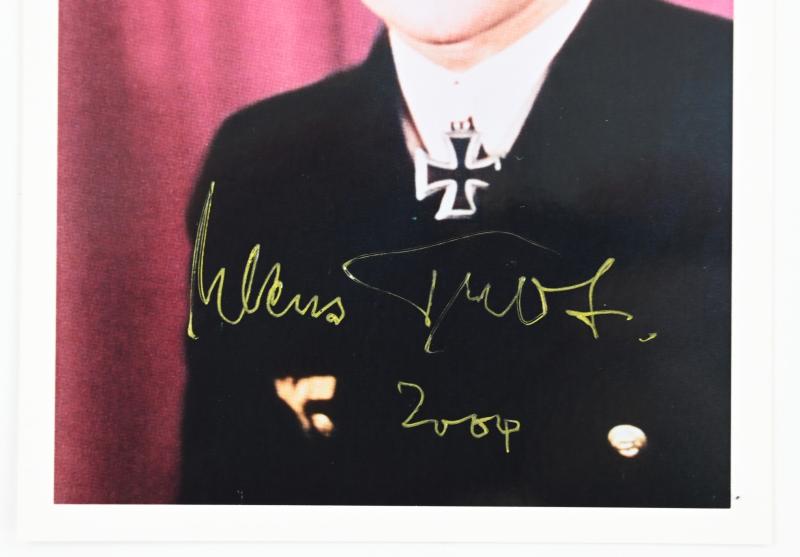 Signature of Kriegsmarine KC-Recipient 'Klaus Feldt'
