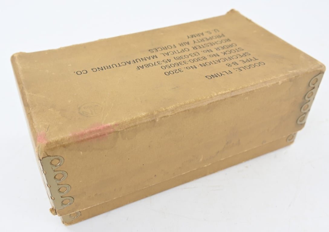 USAAF WW2 Type B-8 Flying Goggles in Box