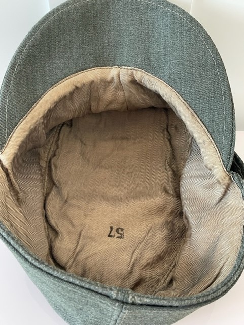 GERMAN WWII WAFFEN SS M43 ENLISTED MANS CAP.