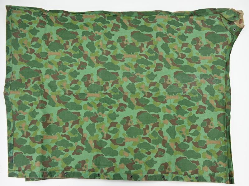 US Navy WW2 Camouflage Shelter /Rain Poncho