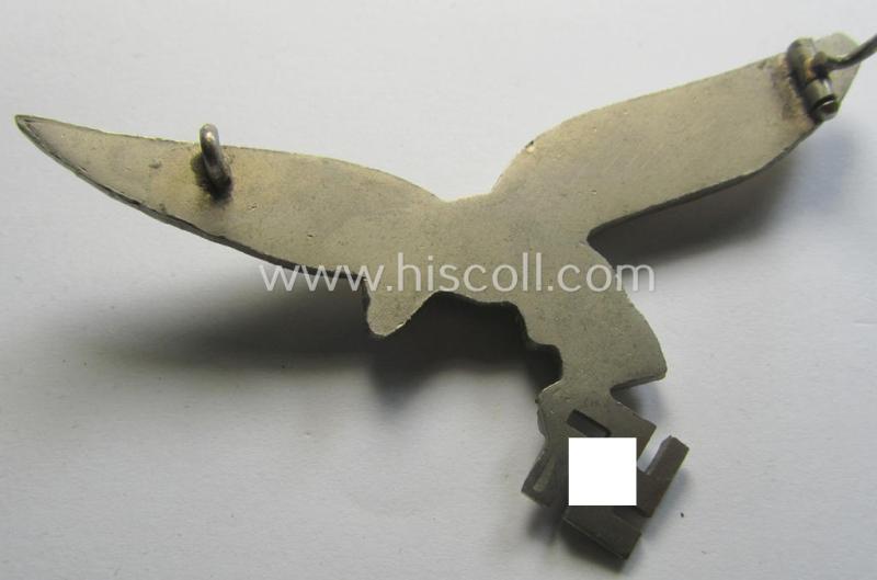 Early-period WH (Luftwaffe) 'Buntmetall'-based breast-eagle ('down-tailed'-pattern)