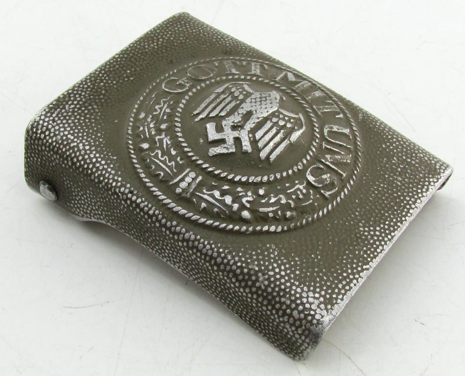 Wehrmacht (Heer) Aluminum Belt Buckle (Green)