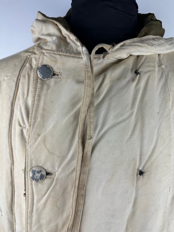 WW2 German Wehrmacht Reversible Camouflage Winter Parka.