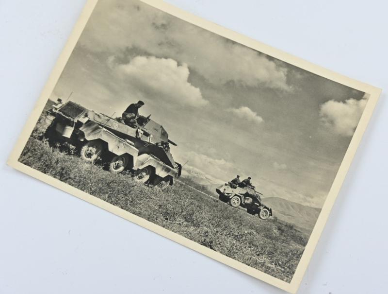 German Waffen-SS Kriegsberichter Postcard 'Unsere Waffen-SS'