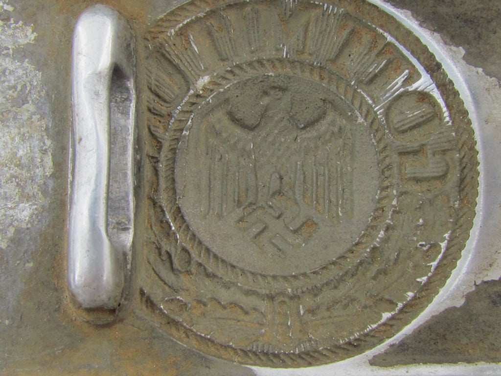 Wehrmacht (Heer) Aluminum Belt Buckle