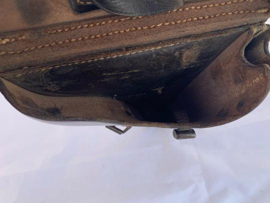 WH (Heer)/Waffen-SS Leather P08 Holster -1941-