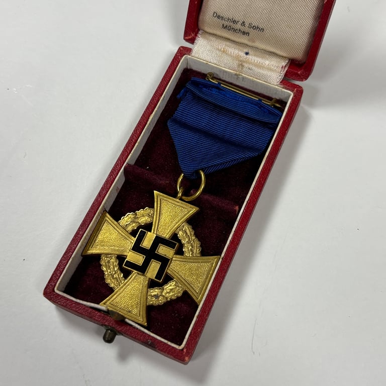 German Cased Forty Years Faithful Service Medal