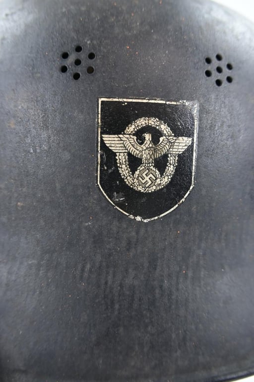 German M34 DD Fire Police Helmet