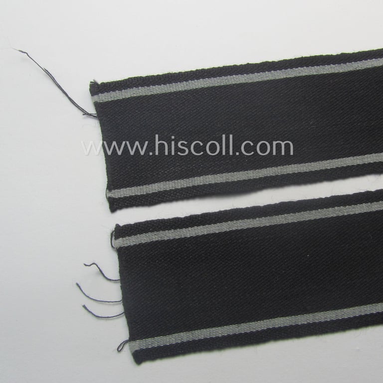 Stunning, Waffen-SS 1944-pattern cuff-title (ie. 'Ärmelstreifen') as executed in typical semi-'BeVo'-weave-pattern as was intended for members within the: 'SS-Panzer-Gren.-Rgt. 24' “Danmark” (part of the 11. SS-Frw.-Pz.-Gren.-Division “Nordland”)