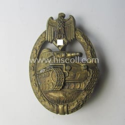 'Panzerkampfabz. in Bronze' (or: bronze-class panzer assault-badge or...