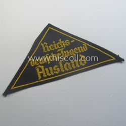 'HJ' ('Hitlerjugend') district-triangle (ie. 'Gebietsdreieck') entitled: 'Reichs-deutsche Jugend...