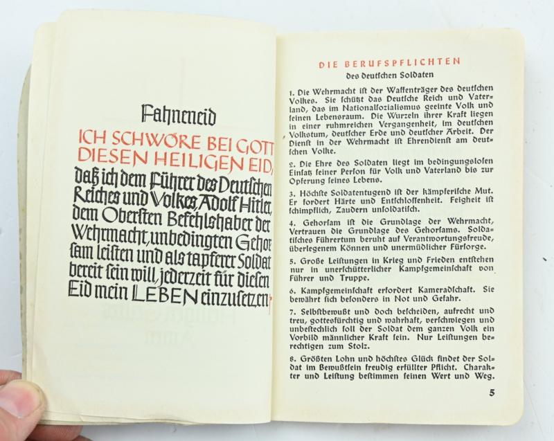 German Kriegsmarine Catholic Song & Pray Booklet