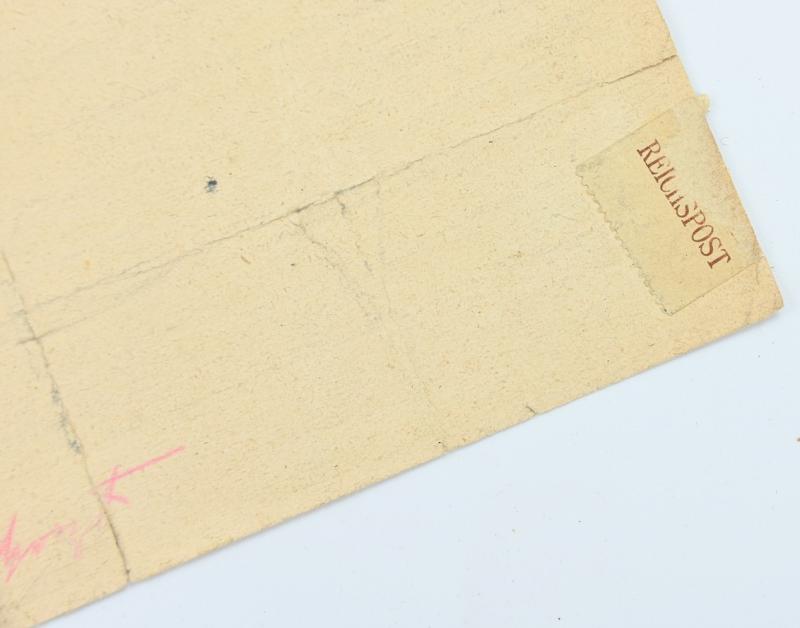 German Reichspost Telegram Kreisleitung Hannover