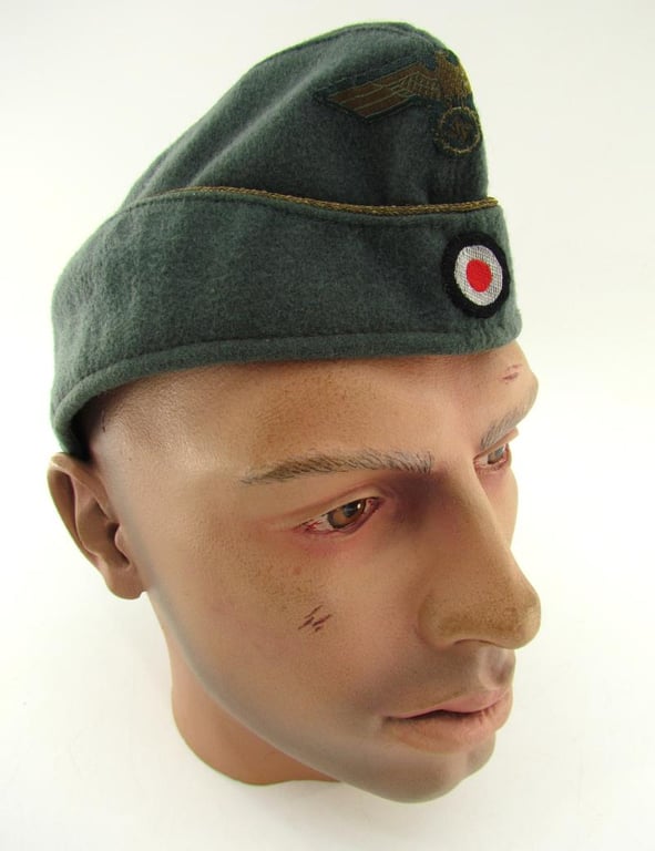 2x Kriegsmarine Coastal Artillery Officer's Overseas Cap