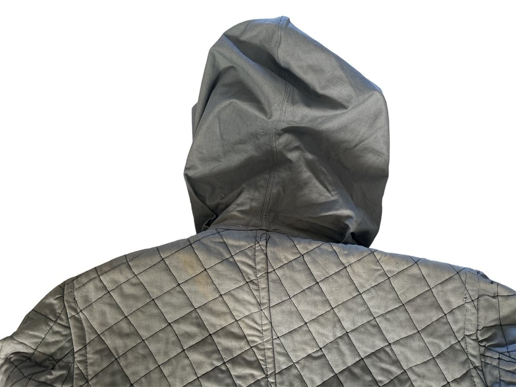 Luftwaffe Fallschirmjäger Squere Guilted Winter Parka in Stone Mint Condition